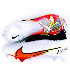 neon green nike football cleats